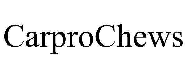 Trademark Logo CARPROCHEWS