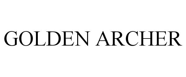 Trademark Logo GOLDEN ARCHER
