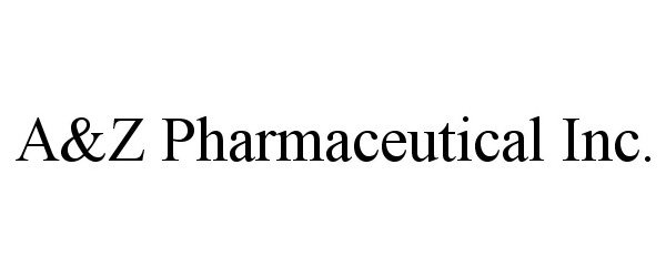 Trademark Logo A&Z PHARMACEUTICAL INC.