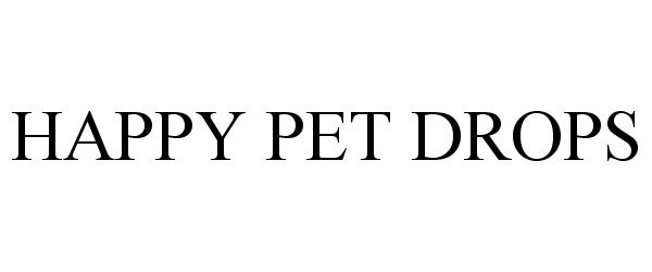  HAPPY PET DROPS