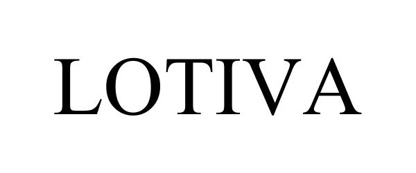 Trademark Logo LOTIVA