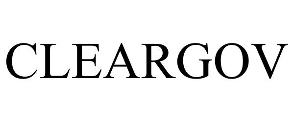 Trademark Logo CLEARGOV