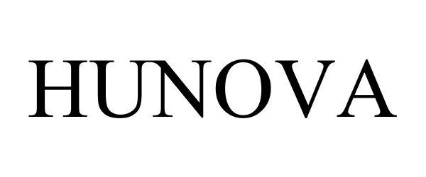 Trademark Logo HUNOVA