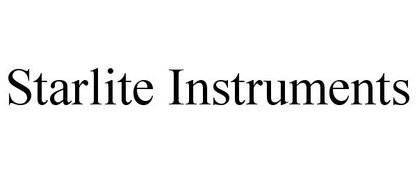 Trademark Logo STARLITE INSTRUMENTS
