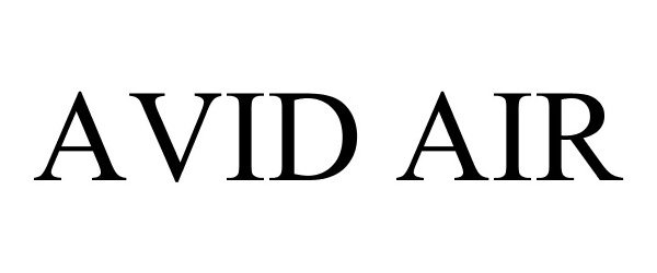 Trademark Logo AVID AIR