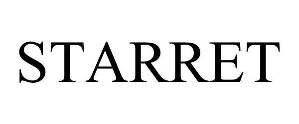 Trademark Logo STARRET