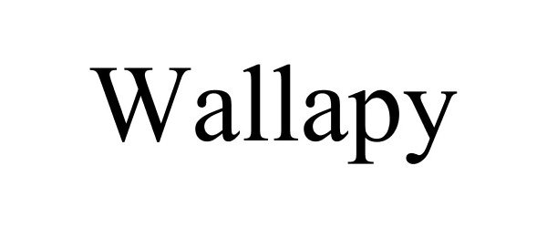 Trademark Logo WALLAPY
