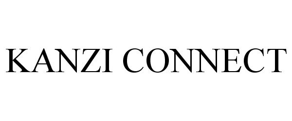 Trademark Logo KANZI CONNECT
