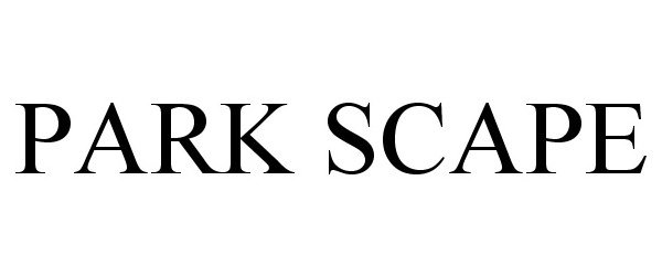 Trademark Logo PARK SCAPE