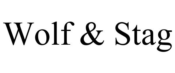 Trademark Logo WOLF & STAG
