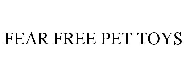  FEAR FREE PET TOYS