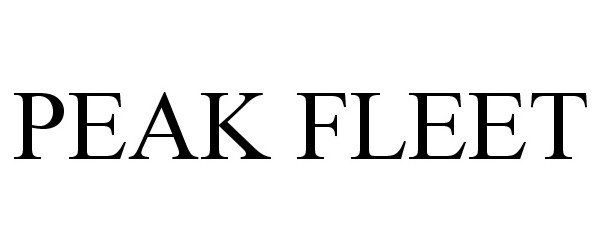 Trademark Logo PEAK FLEET