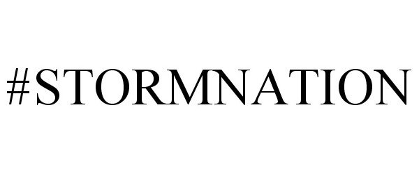 Trademark Logo #STORMNATION