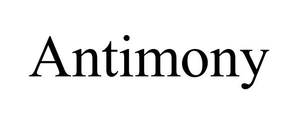 Trademark Logo ANTIMONY
