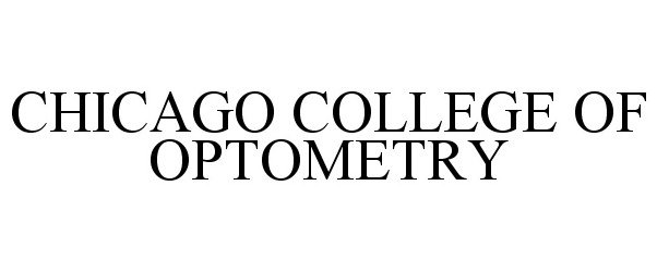  CHICAGO COLLEGE OF OPTOMETRY