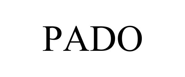 Trademark Logo PADO