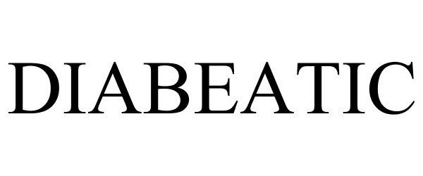 Trademark Logo DIABEATIC