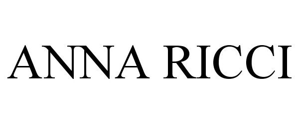 Trademark Logo ANNA RICCI