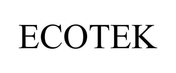 Trademark Logo ECOTEK