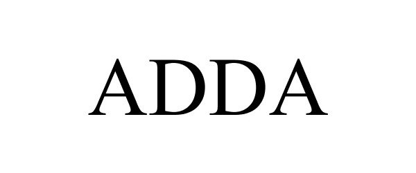 Trademark Logo ADDA