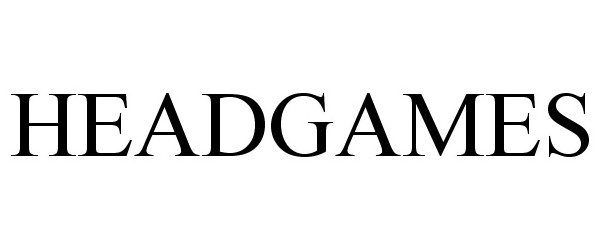 Trademark Logo HEADGAMES