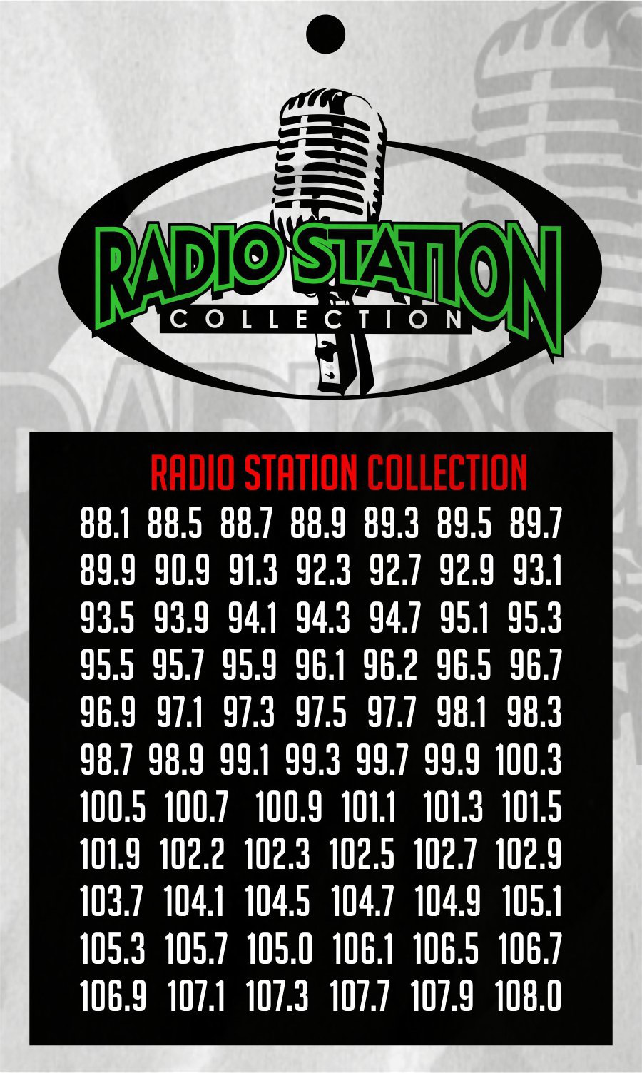  RADIO STATION COLLECTION RADIO STATION COLLECTION 88.1 88.5 88.7 88.9 89.5 89.7 89.9 90.9 91.3 92.3 92.7 92.9 93.1 93.5 93.9 94.