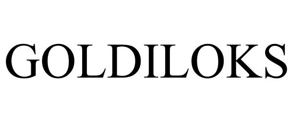 Trademark Logo GOLDILOKS