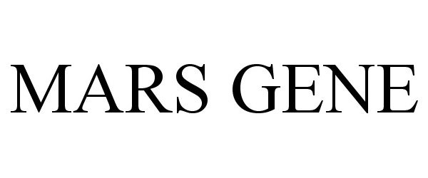 Trademark Logo MARS GENE