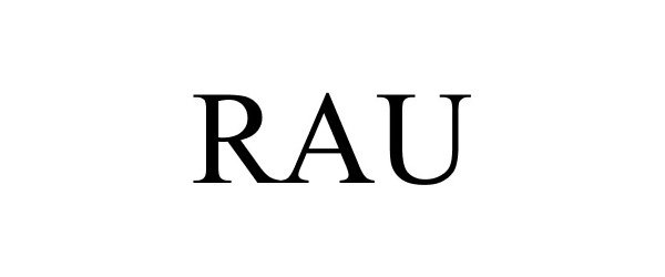 Trademark Logo RAU