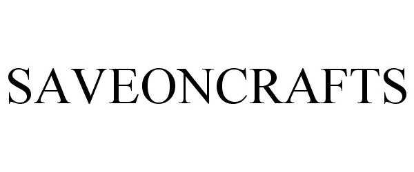 Trademark Logo SAVEONCRAFTS
