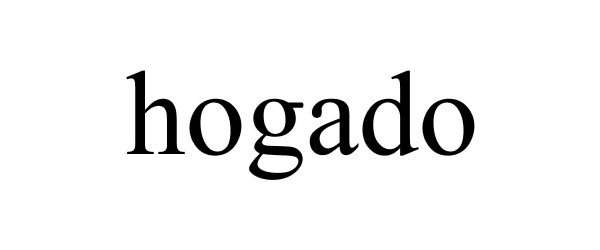 Trademark Logo HOGADO