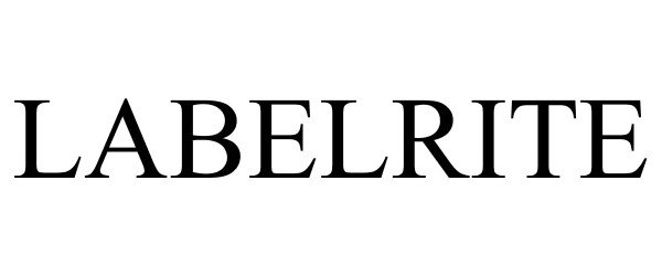 Trademark Logo LABELRITE