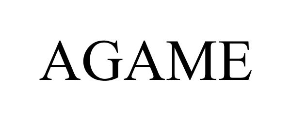 Trademark Logo AGAME