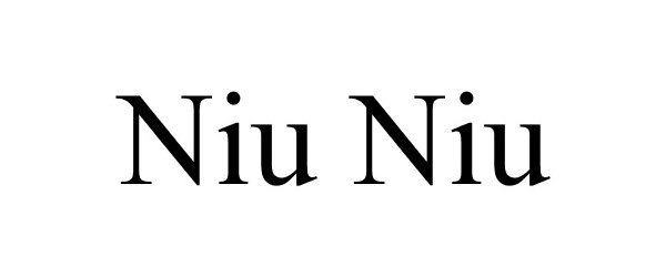 Trademark Logo NIU NIU