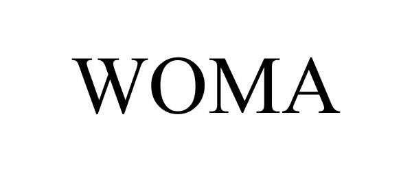 Trademark Logo WOMA
