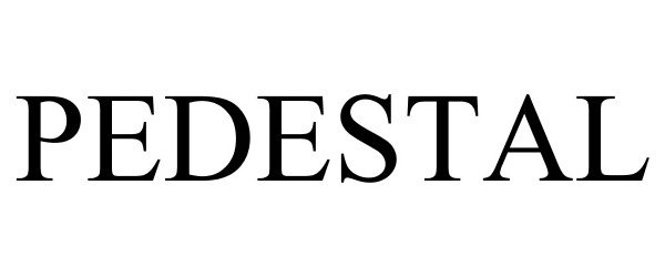Trademark Logo PEDESTAL