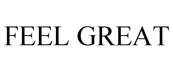 Trademark Logo FEEL GREAT