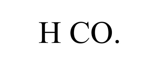 Trademark Logo H CO.