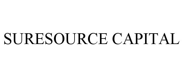 Trademark Logo SURESOURCE CAPITAL