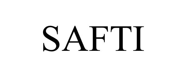 Trademark Logo SAFTI