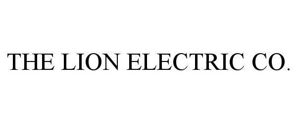 THE LION ELECTRIC CO.