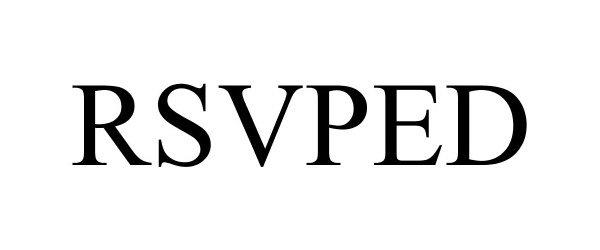 Trademark Logo RSVPED