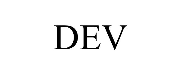 Trademark Logo DEV