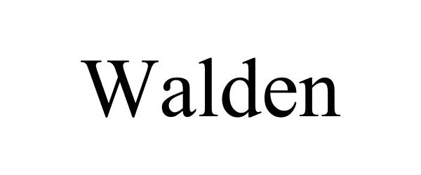 Trademark Logo WALDEN