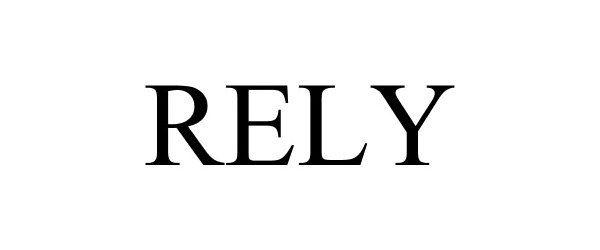 Trademark Logo RELY