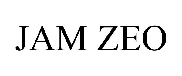 Trademark Logo JAM ZEO