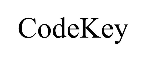 Trademark Logo CODEKEY