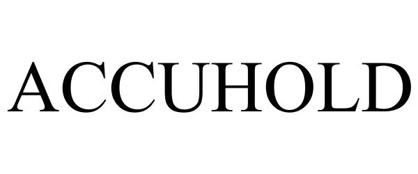 Trademark Logo ACCU-HOLD