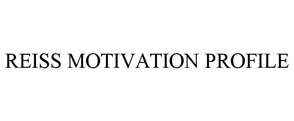 REISS MOTIVATION PROFILE