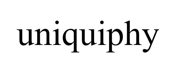 Trademark Logo UNIQUIPHY